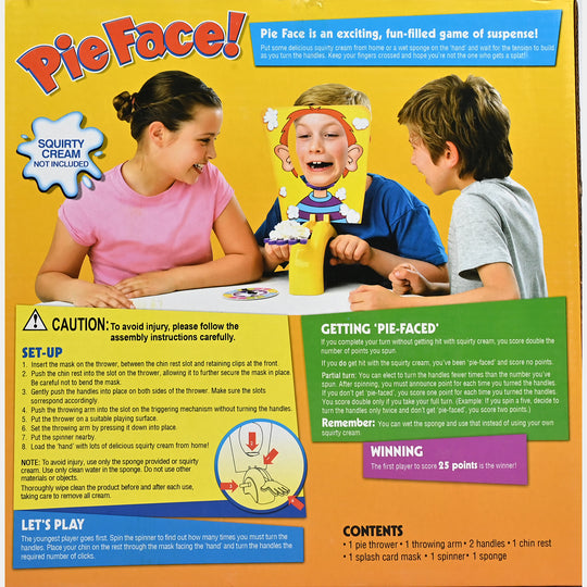 Pie face game For Kids