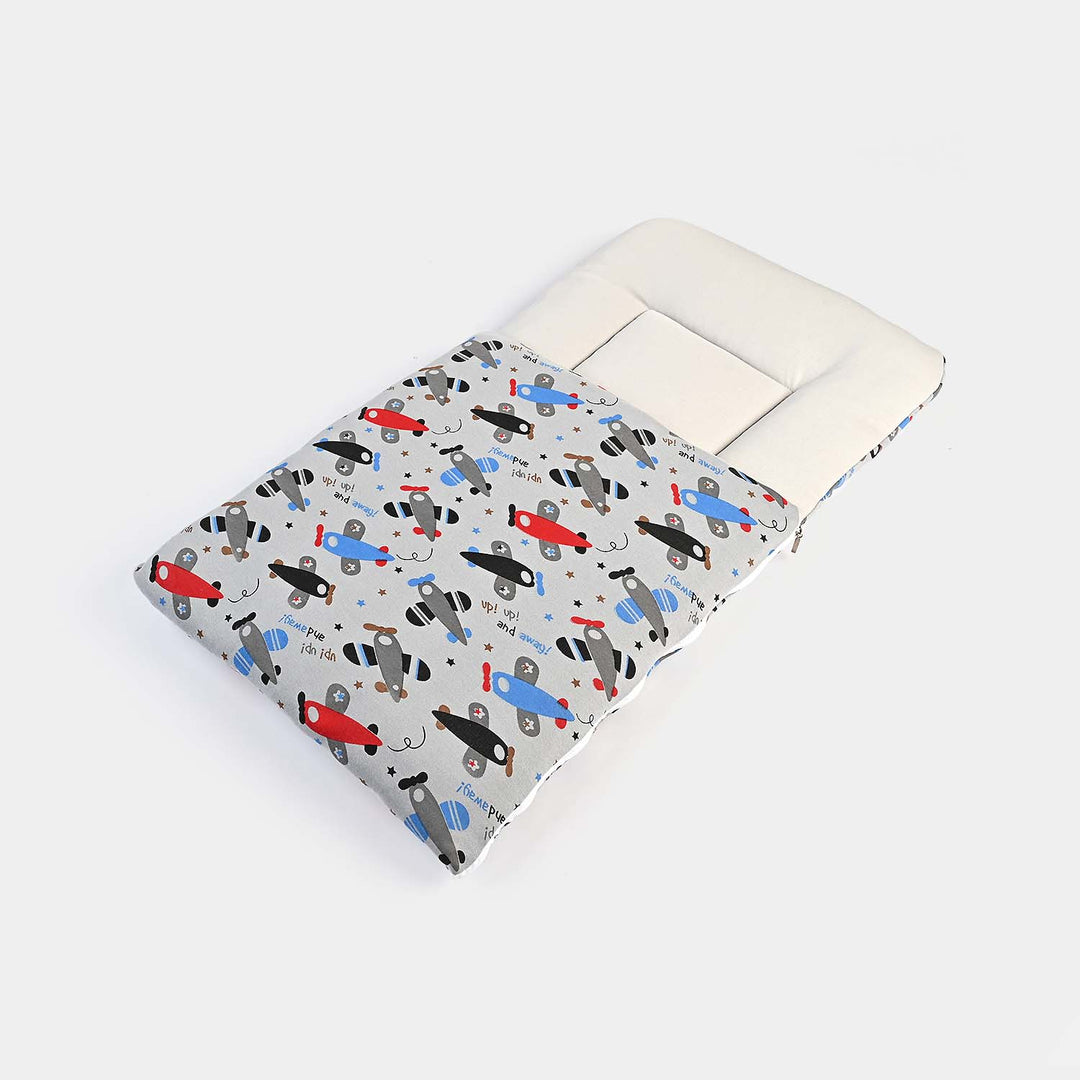 Baby Carry Nest Printed-Grey Plane