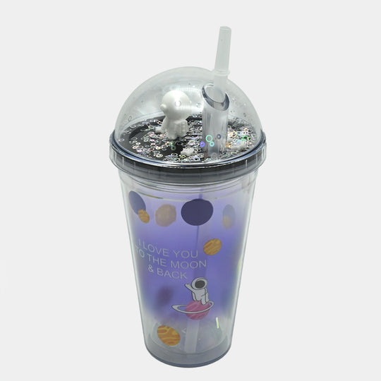 Fancy Straw Glass/Cup For Kids
