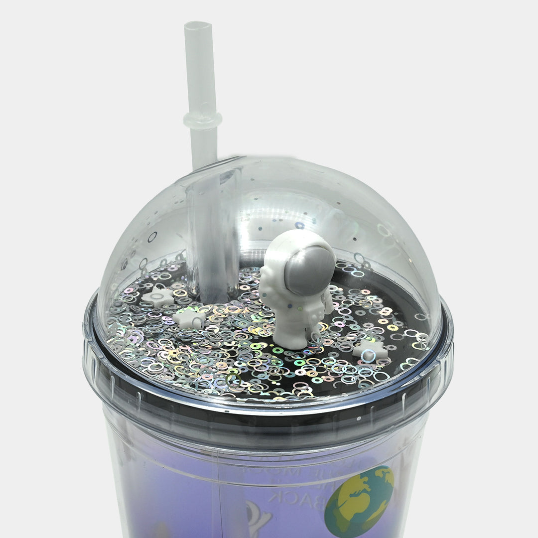 Fancy Straw Glass/Cup For Kids