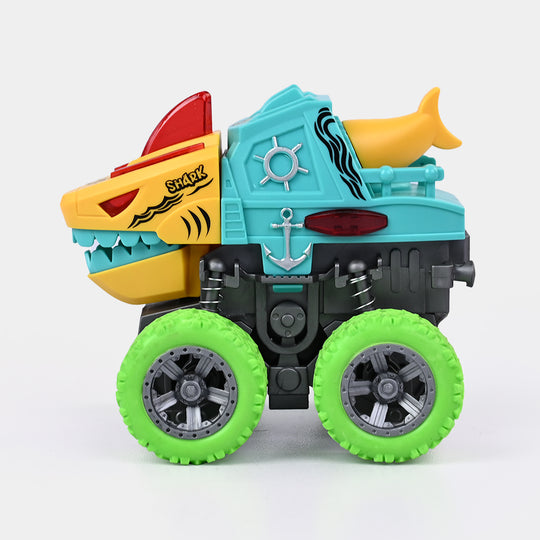 Friction Powered Counter Toy | Push & Go Vehicle