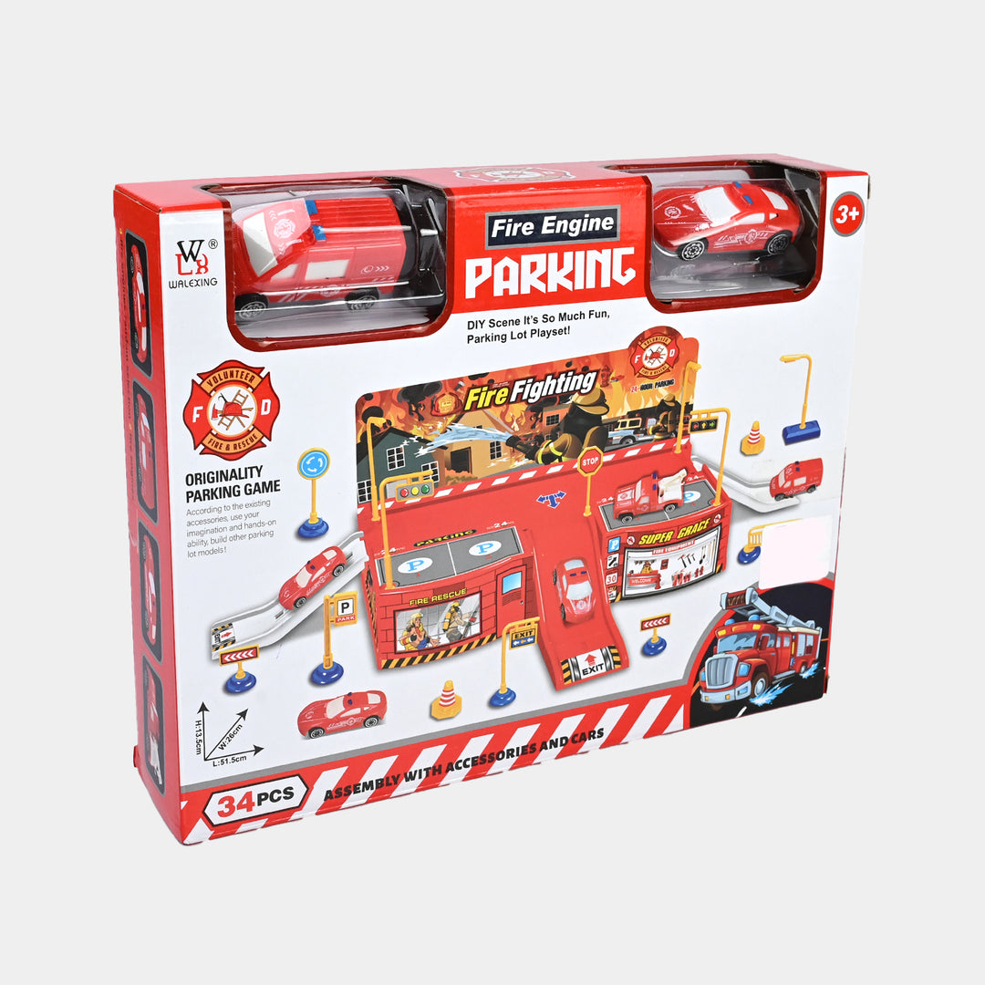 DIY Parking Lot Playset For Kids