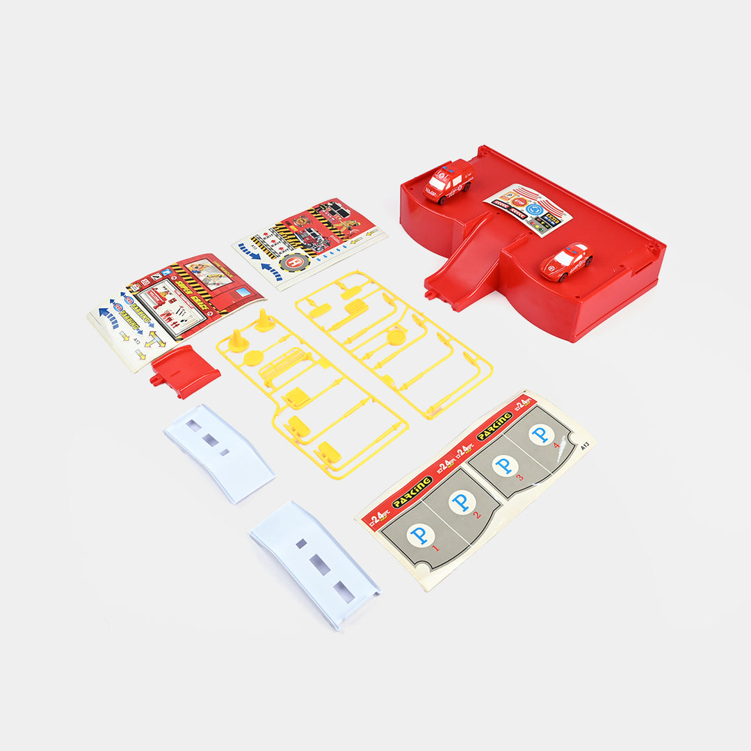 DIY Parking Lot Playset For Kids