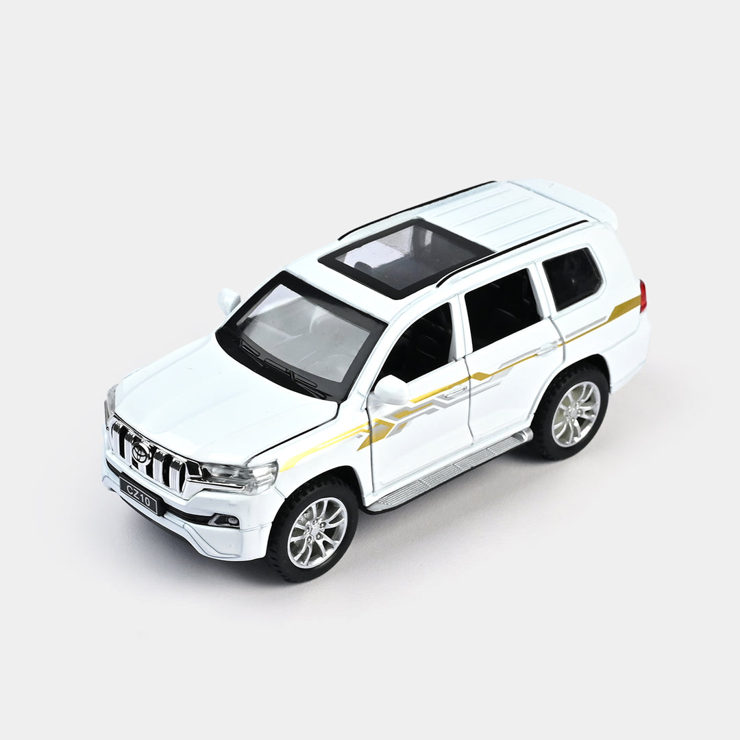 DIE-CAST MODEL PULLBACK CAR WITH LIGHT SOUND
