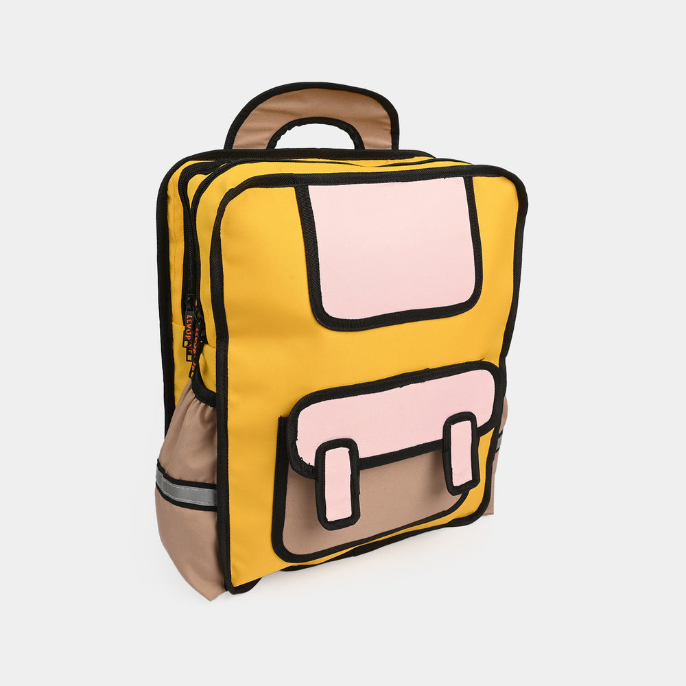 LEVUP 16" 2D Style Backpack/School Bag | Grade 1-4