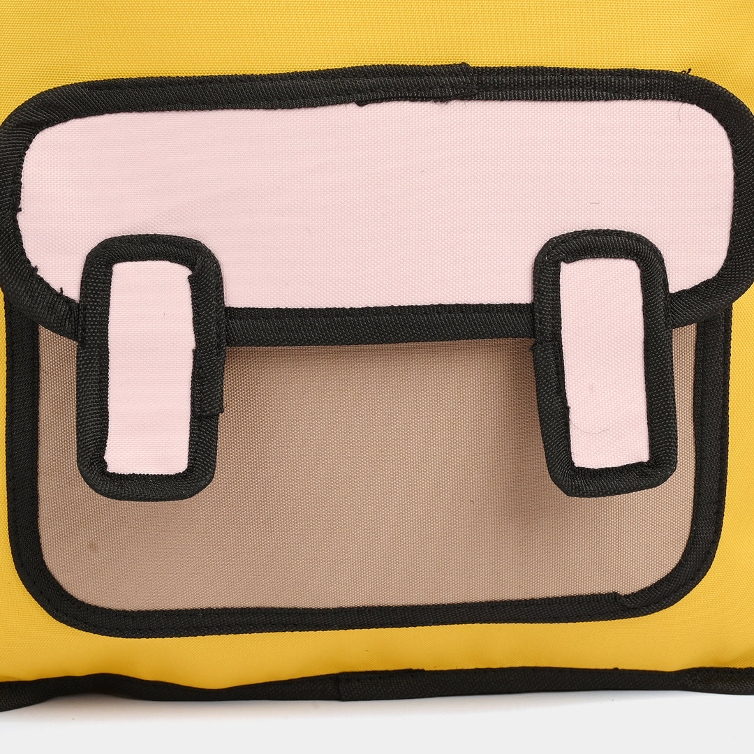 LEVUP 16" 2D Style Backpack/School Bag | Grade 1-4