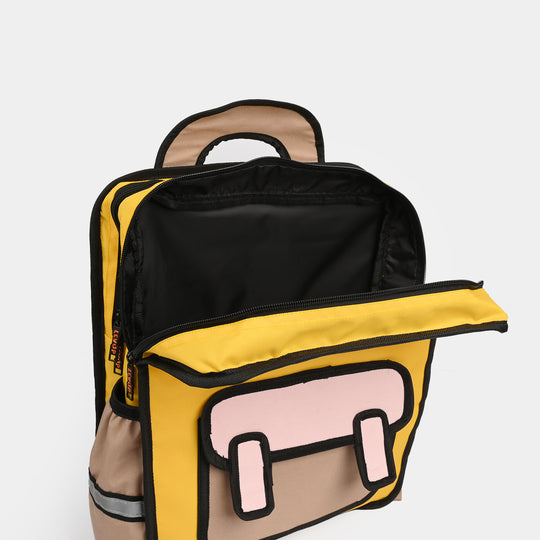 LEVUP 16" 2D Style Backpack/School Bag | Grade 1-4