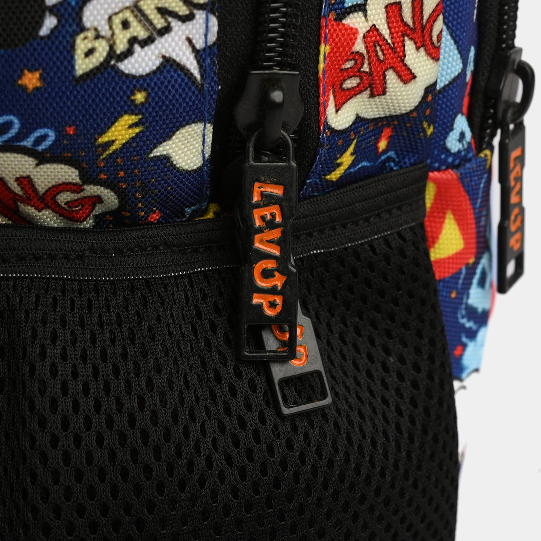 LEVUP 16" 3D Embossed School Bag Set | Grade 1-4