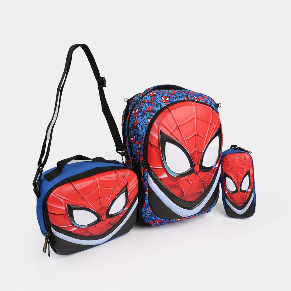 LEVUP 16" 3D Embossed School Bag Set | Grade 1-4