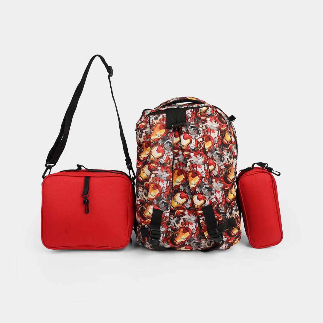 LEVUP 16" 3D Embossed School Bag Set | Grade 1-4