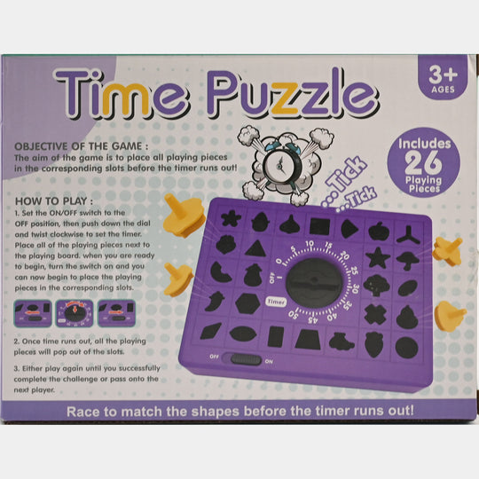 Wind-Up Countdown Puzzle Challenge – Fast-Paced Timed Strategy Board Game