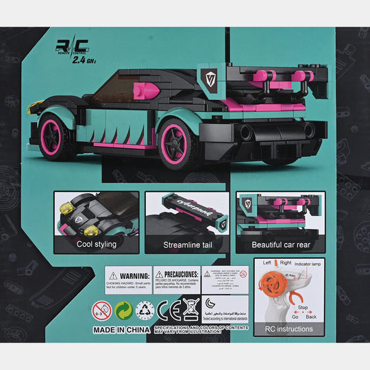 Building Block Remote Control Car For Kids