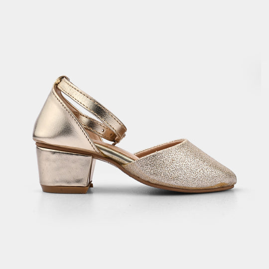 Girls Pumps Heels 456-83-GOLDEN