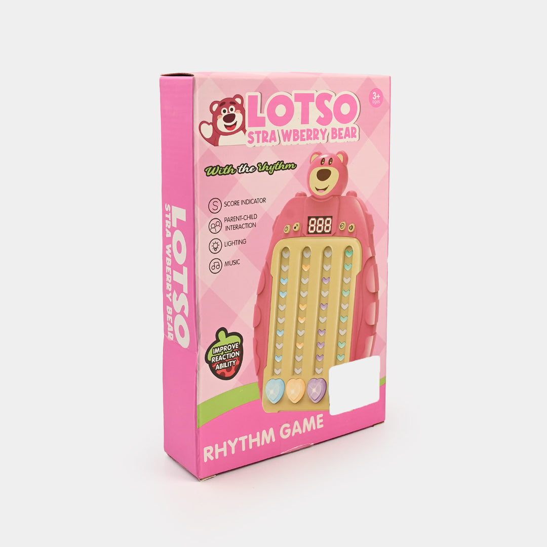 Rhythm Game Machine Quick Push Pop Game with Music and Lights