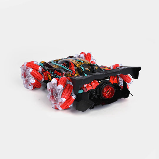 Remote Control Spray Stunt Car with LED Lights