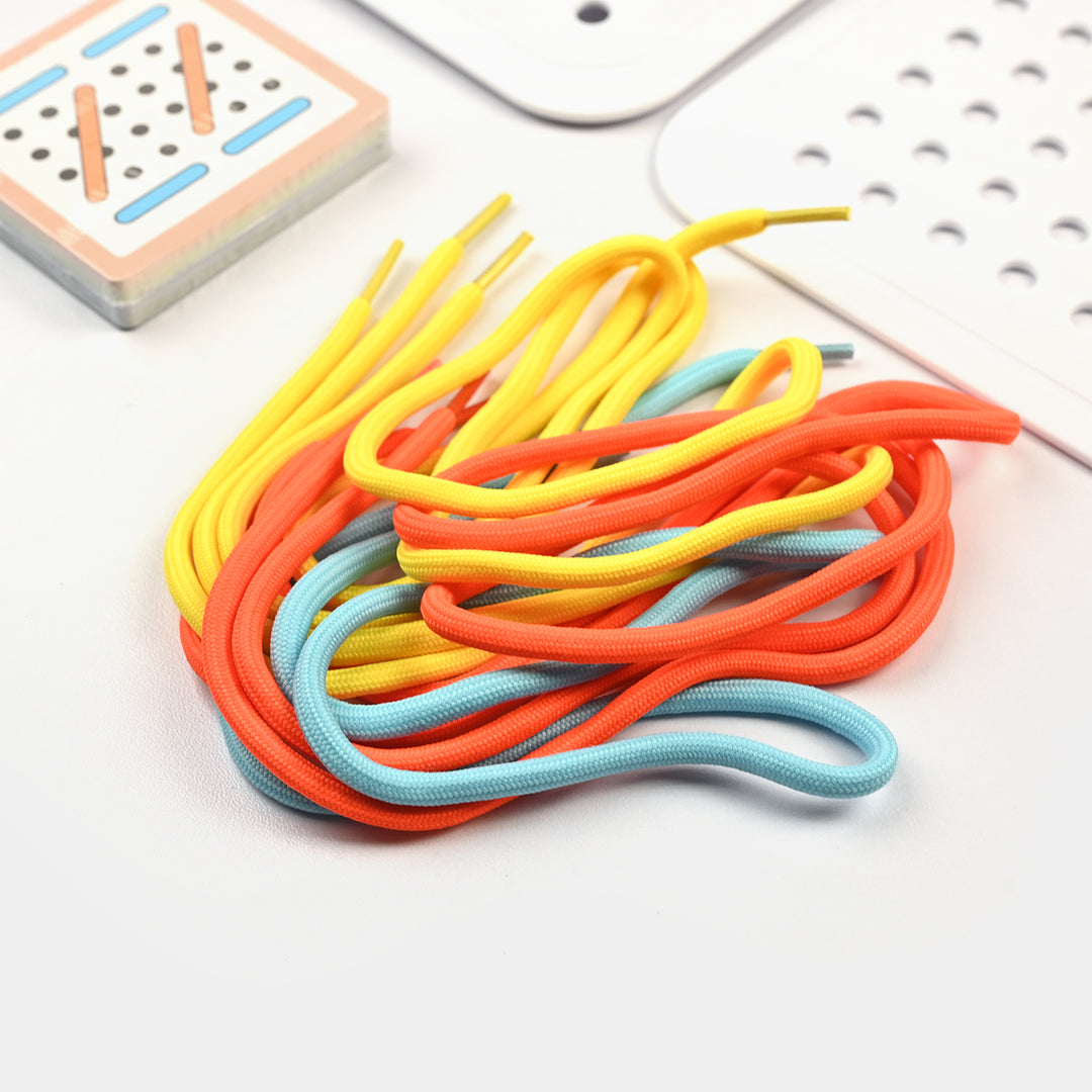 Montessori-Inspired Rope Threading Board Toy Game Set