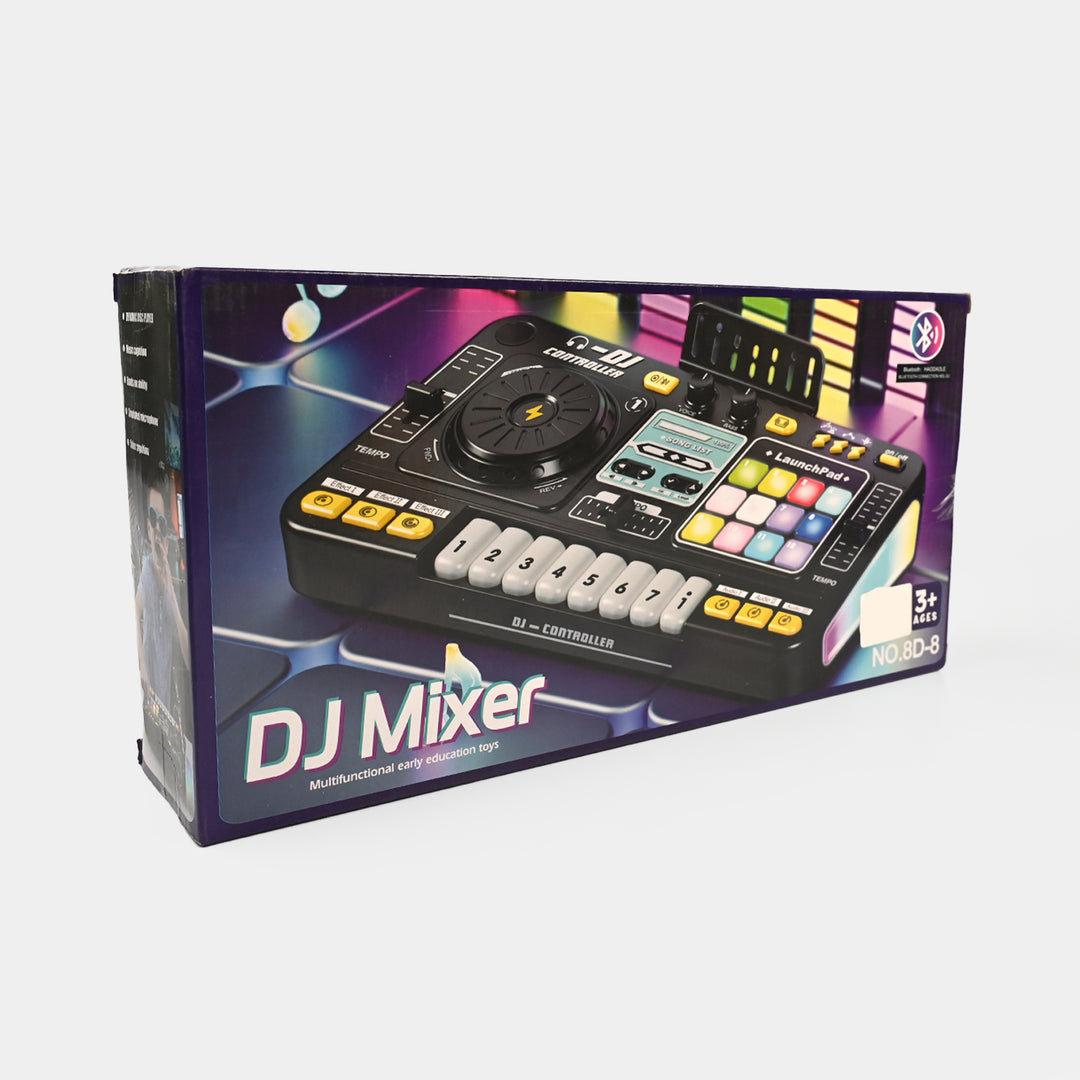 Kids DJ Mixer Toy with Microphone & Keyboard