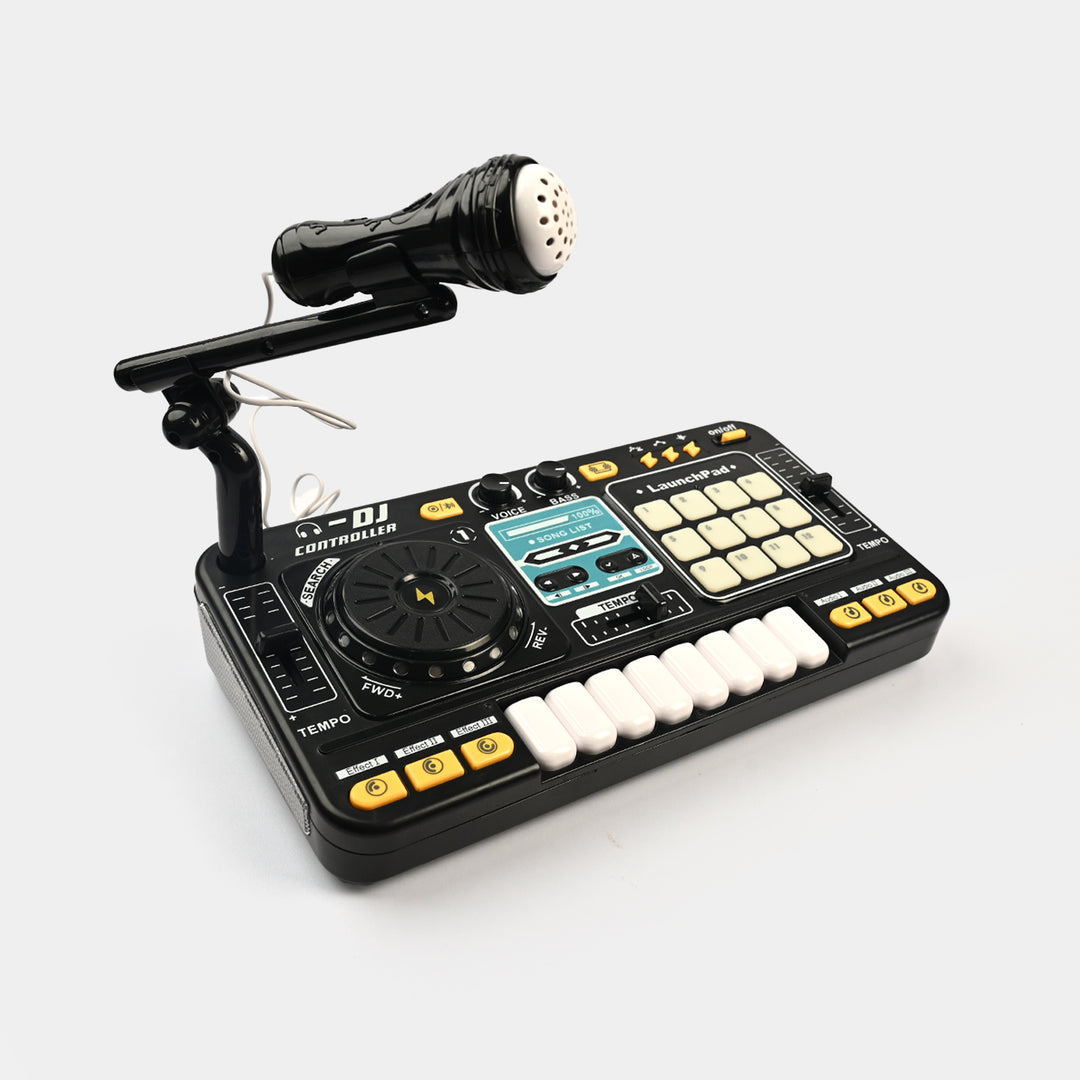 Kids DJ Mixer Toy with Microphone & Keyboard