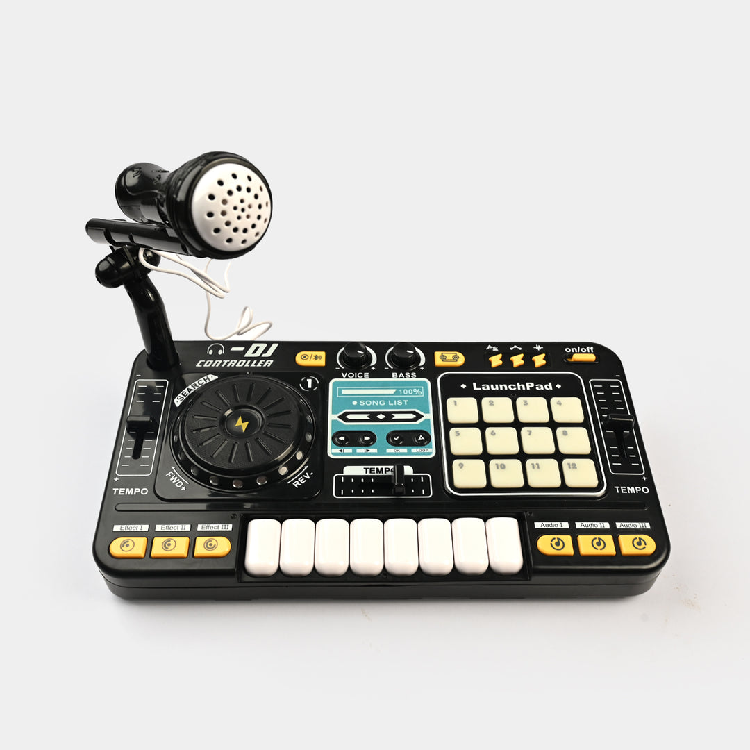 Kids DJ Mixer Toy with Microphone & Keyboard