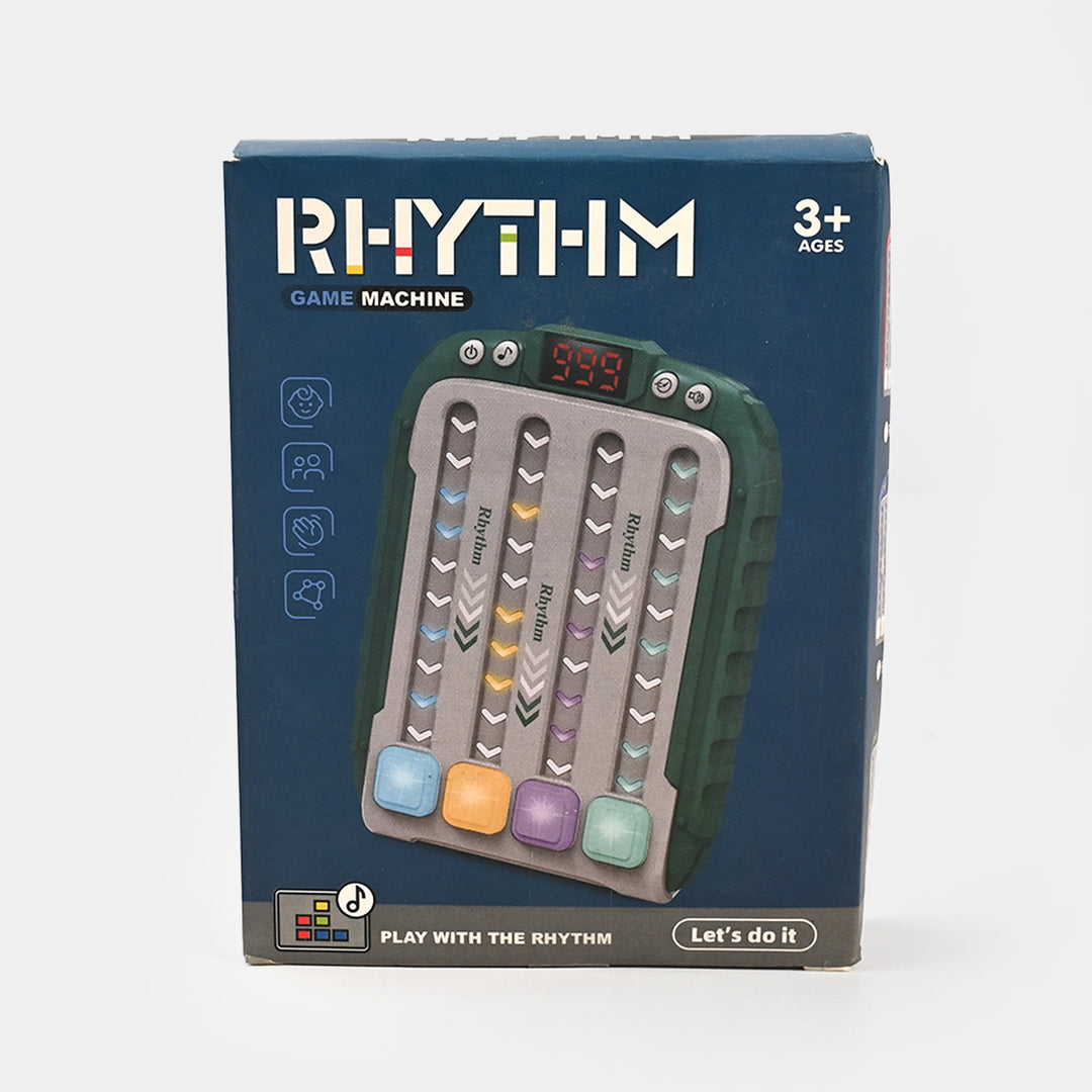 Rhythm Game Machine Quick Push Pop Game with Music and Lights