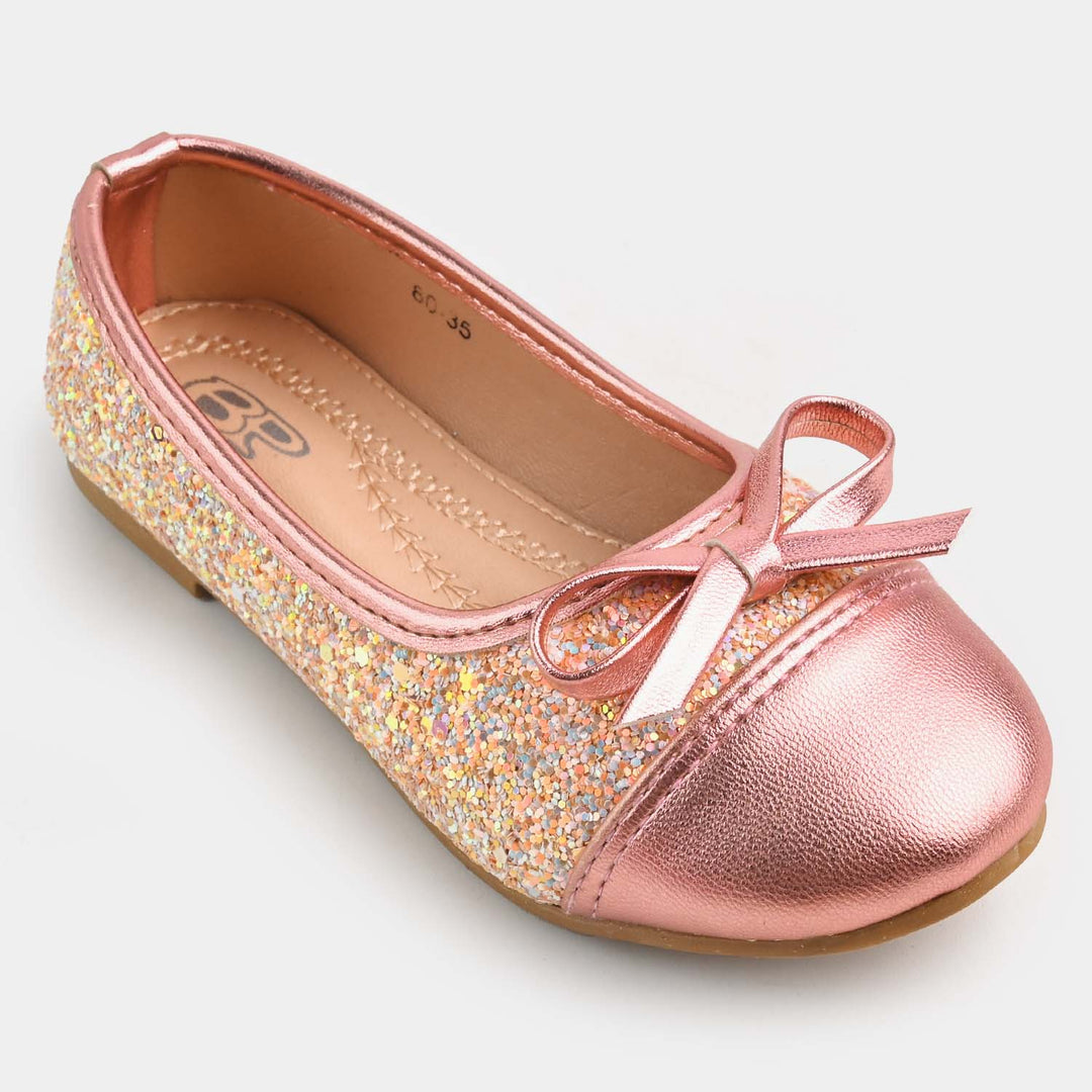 Girls Pumps 80-35-Champagne