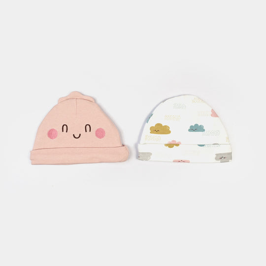 Infant Caps & Bib Set | 0-6M