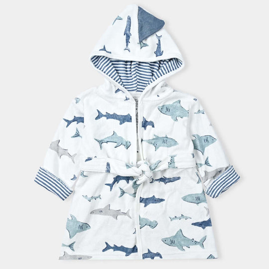 HOODED BABY BATH GOWN/BATH ROBE