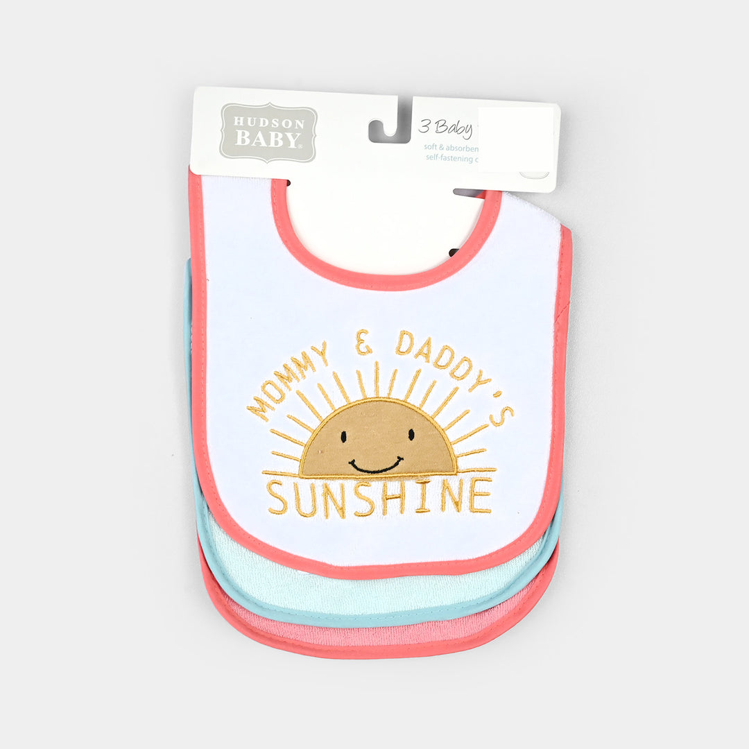 Infant Baby Bib/Apron Pack Of 3