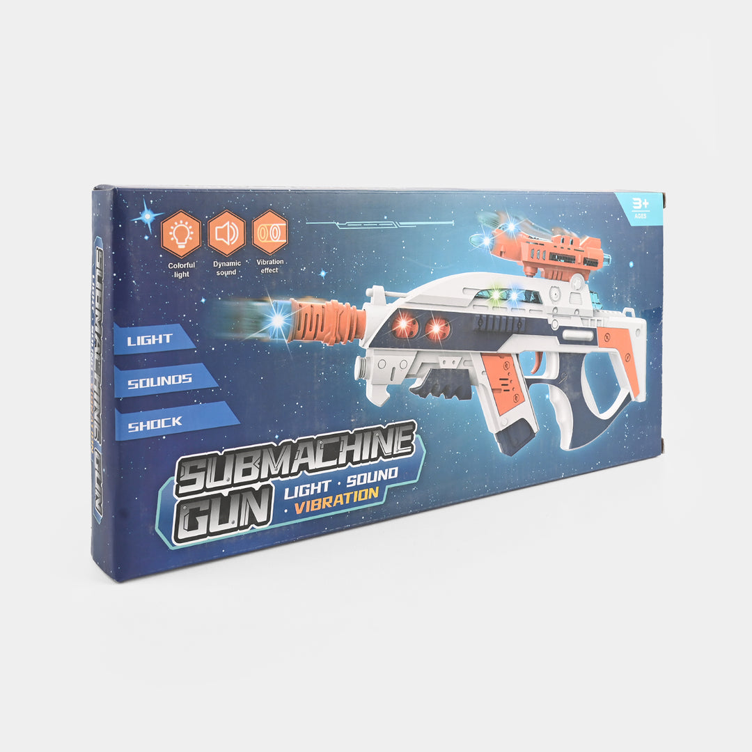 Submachine Blaster Toy – Light, Sound & Vibration Effects