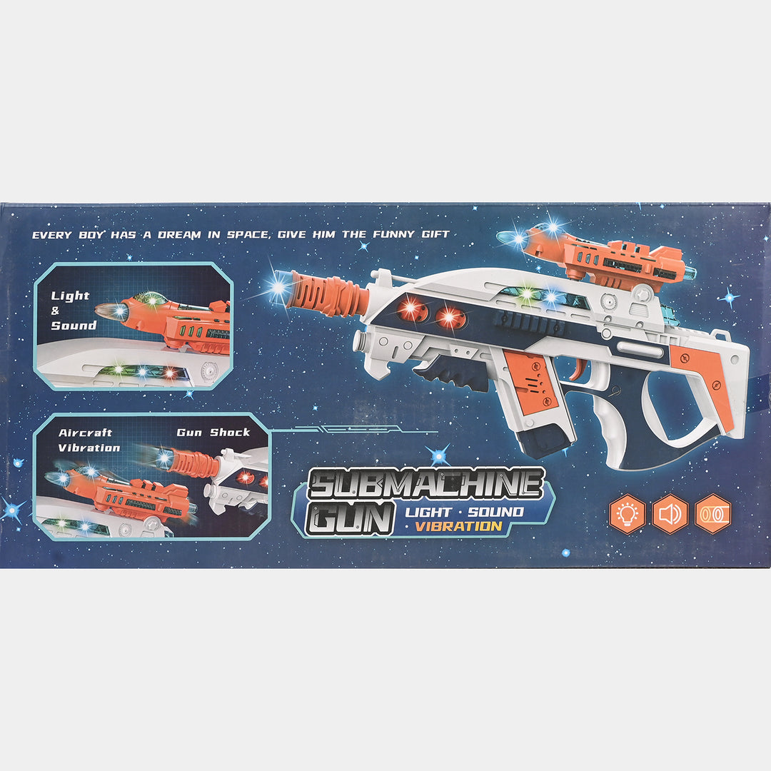 Submachine Blaster Toy – Light, Sound & Vibration Effects