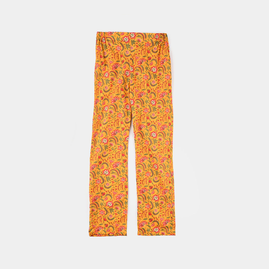 Teen Girls Cotton 2-Piece Suit - Mustard