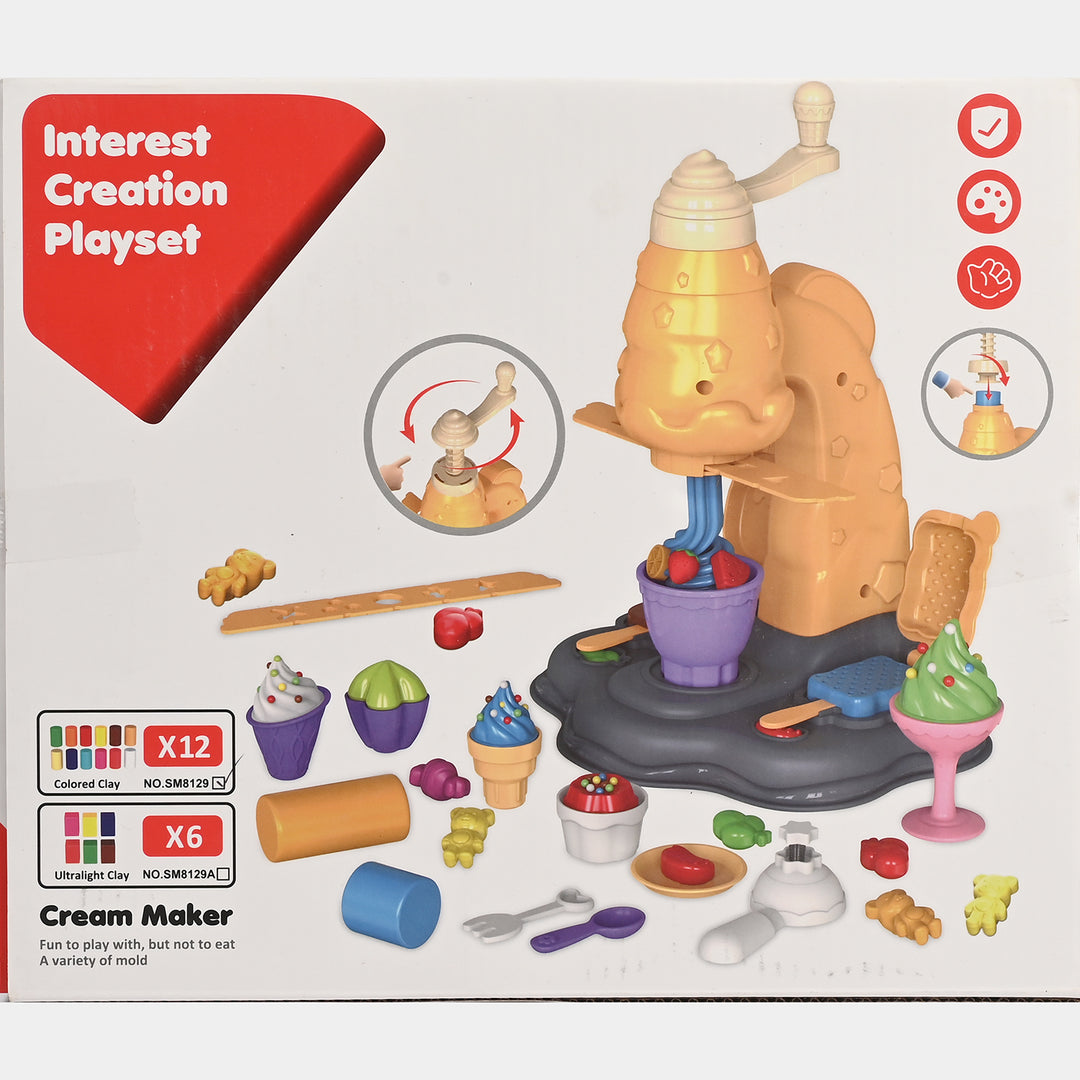 Kids Cream Maker Playset – Interactive Pretend Dessert Station