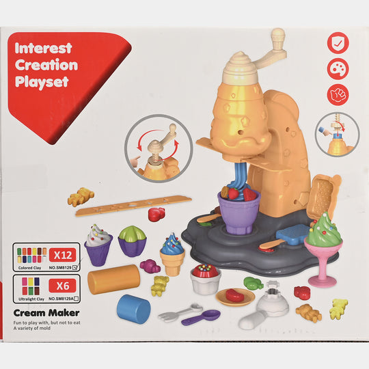 Kids Cream Maker Playset – Interactive Pretend Dessert Station