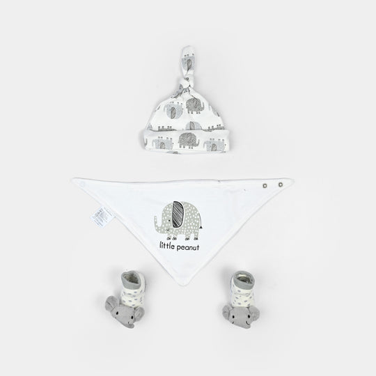 Baby Socks & Bib Set | 6M+