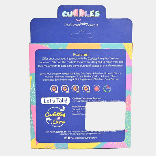 Multi Pattern Rattle & Silicon Teether | Pink