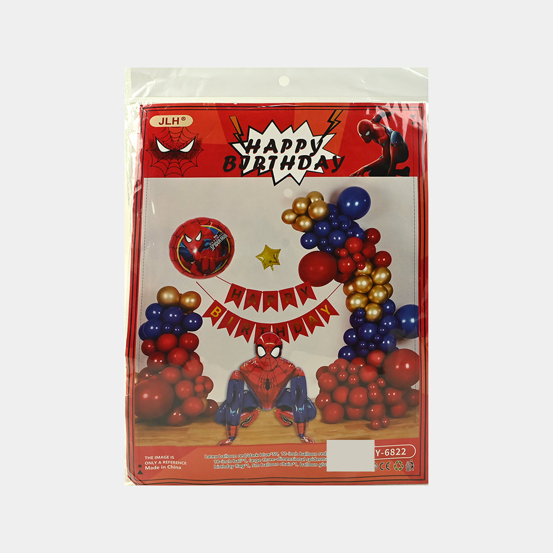 Character Theme Balloons HBD Party Decorations