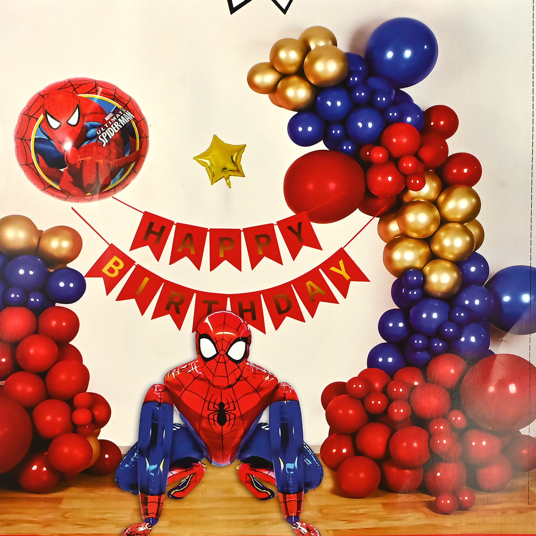 Character Theme Balloons HBD Party Decorations
