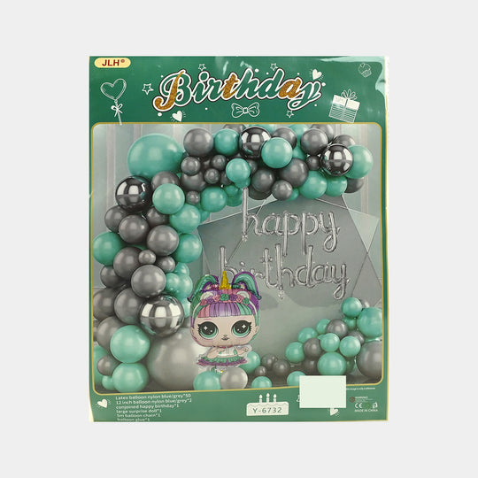 Character Theme Balloons HBD Party Decorations
