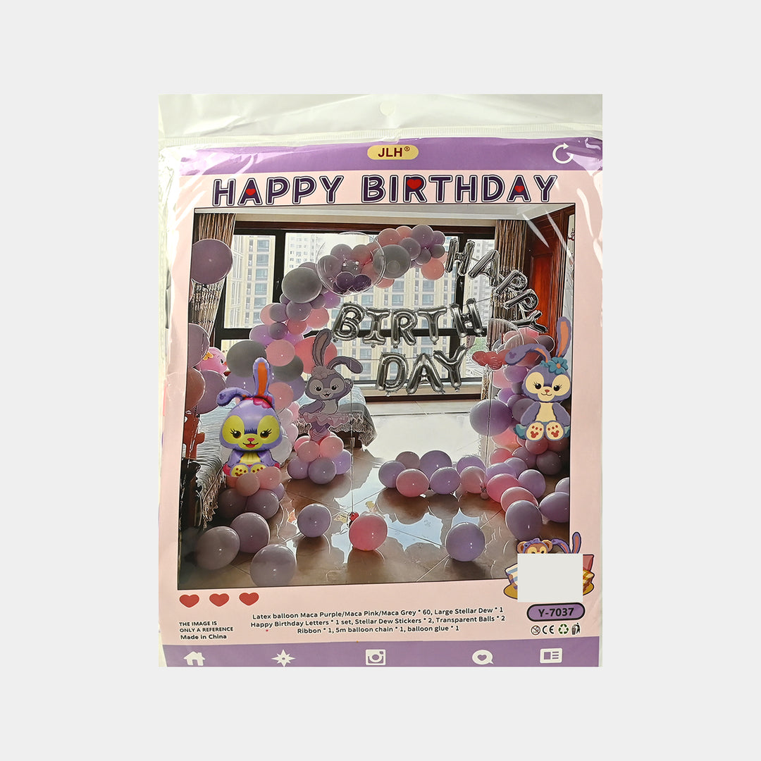 Character Theme Balloons HBD Party Decorations