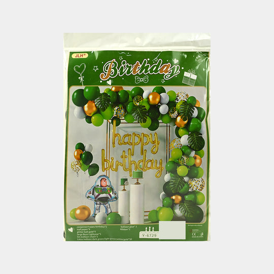 Character Theme Balloons HBD Party Decorations