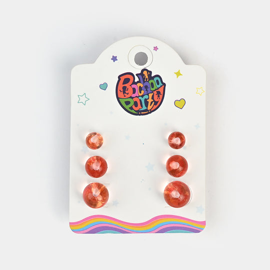 Fancy 3 Pair Stud Earring for Girls