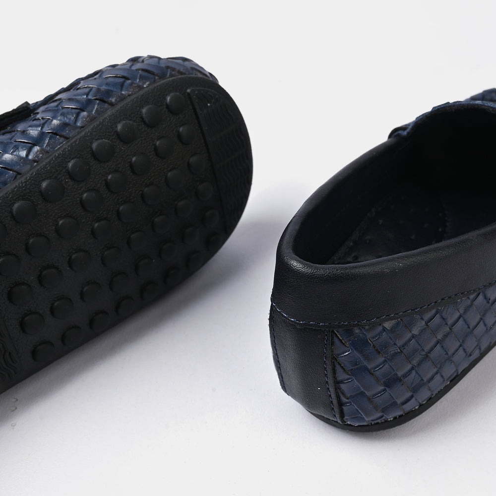 Boys Loafer H502-K1-NAVY