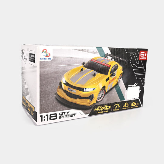 Remote Control Racing Car with Lights & Spray Function