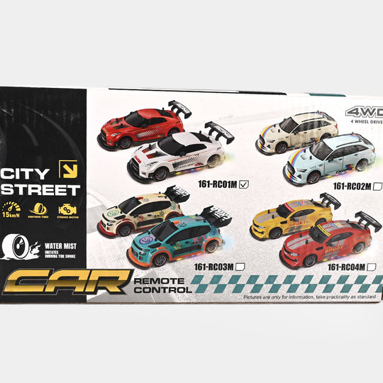 Remote Control Racing Car with Lights & Spray Function