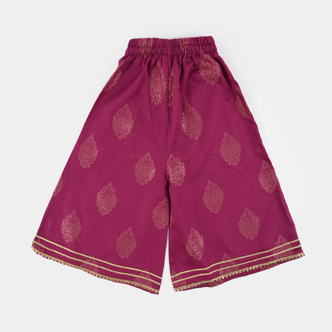 Infant Girls Jacquard 2 Piece Set (Titli) - Magenta