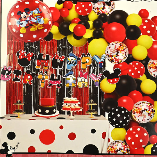 Character Theme Balloons HBD Party Decorations