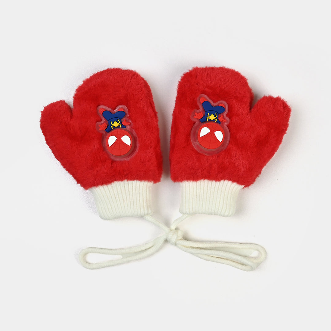 Kids Winter Warm Gloves With Light