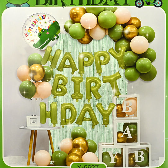 Character Theme Balloons HBD Party Decorations