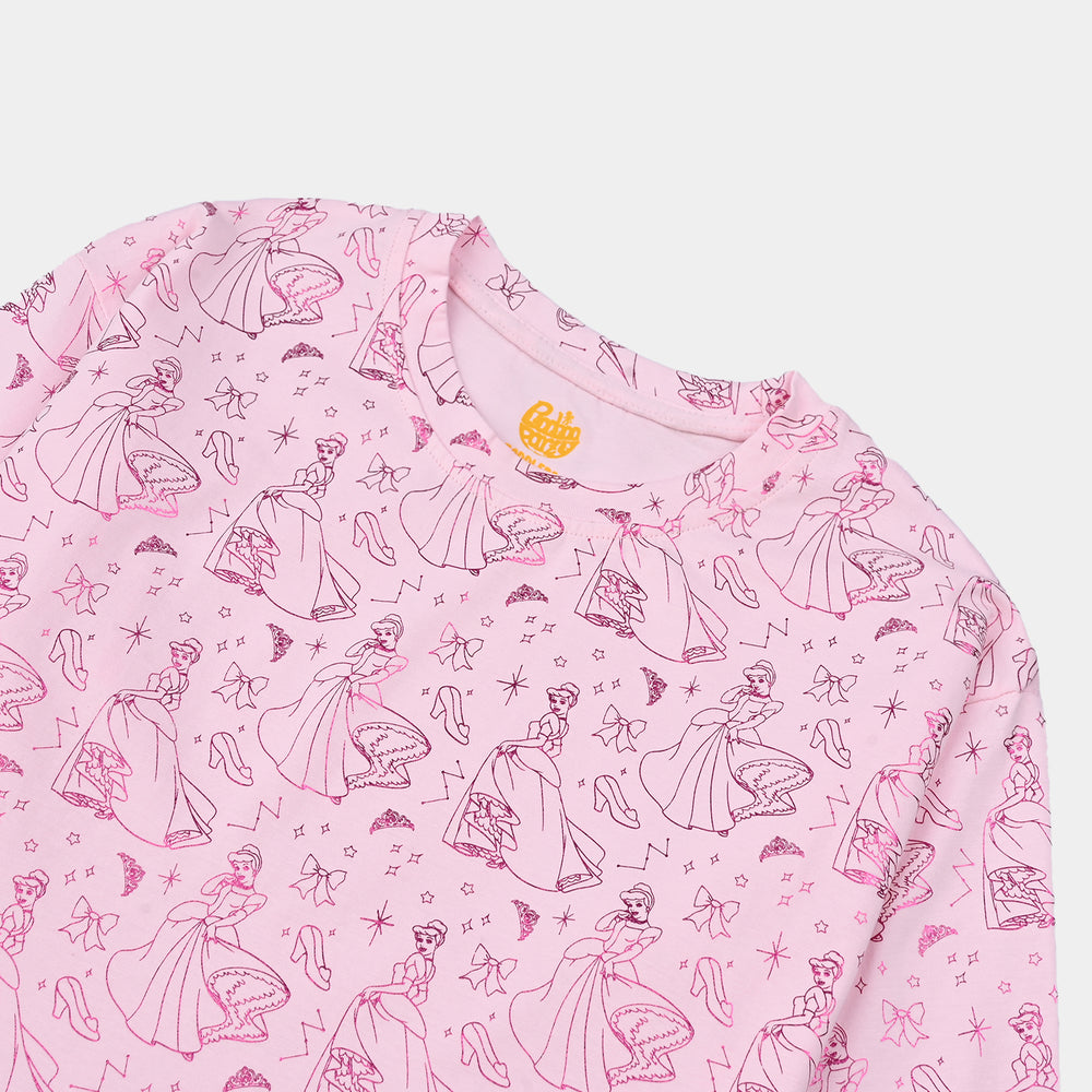 Girls Lycra Jersey T-Shirt - Candy Pink