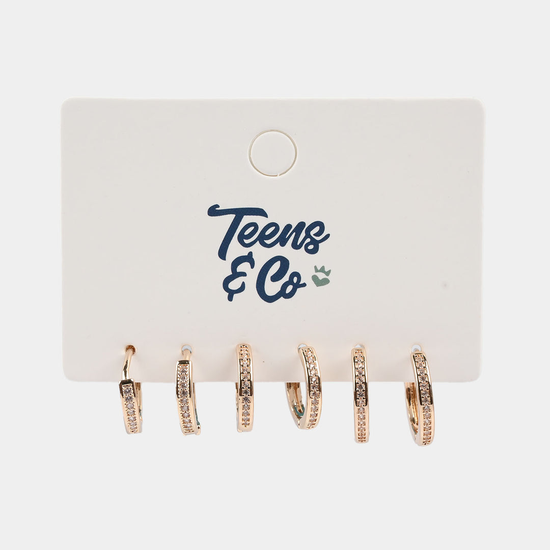 Earrings – 3 Pairs Set | Stylish, Lightweight & Everyday Wear